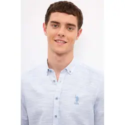 قیمت و خرید پیراهن آستین بلند مردانه یو اس پولو کد 72758 | بانی استایل