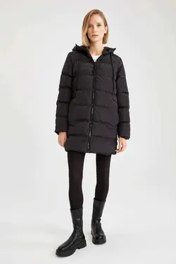 خرید کاپشن بلند زنانه دفکتو کد 200589 | بانی استایل