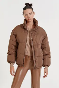 خرید کاپشن پفی زنانه پول اند بیر کد 197216 | بانی استایل