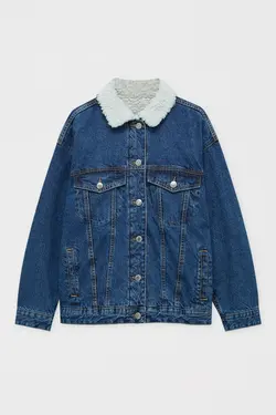 خرید کت جین زنانه پول اند بیر کد 197244 | بانی استایل