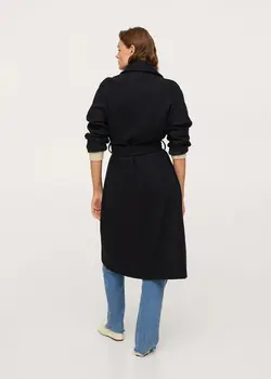 خرید پالتو پشمی زنانه منگو کد 181599 | بانی استایل