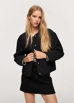 خرید کاپشن زنانه منگو کد 181436 | بانی استایل