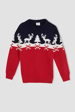 خرید پلیور کریسمس پسرانه دفکتو کد 180657 | بانی استایل