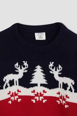 خرید پلیور کریسمس پسرانه دفکتو کد 180657 | بانی استایل