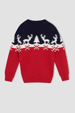 خرید پلیور کریسمس پسرانه دفکتو کد 180657 | بانی استایل