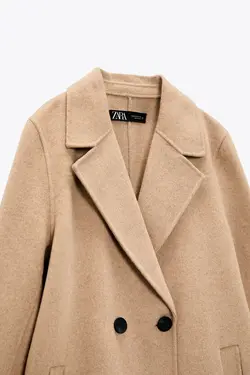 خرید پالتو پشمی زنانه زارا کد 178589 | بانی استایل