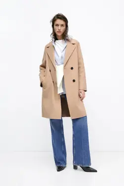 خرید پالتو پشمی زنانه زارا کد 178589 | بانی استایل