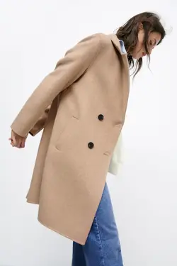 خرید پالتو پشمی زنانه زارا کد 178589 | بانی استایل