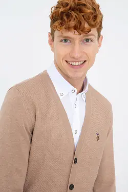 خرید ژاکت مردانه یو اس پولو کد 175142 | بانی استایل