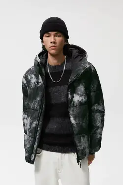 خرید کاپشن طرح دار مردانه زارا کد 170329 | بانی استایل