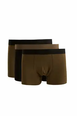 خرید شورت باکسر مردانه بسته 3 عددی دفکتو کد 125264 | بانی استایل