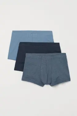 خرید شورت باکسر مردانه بسته 3 عددی اچ اند ام کد 124297 | بانی استایل