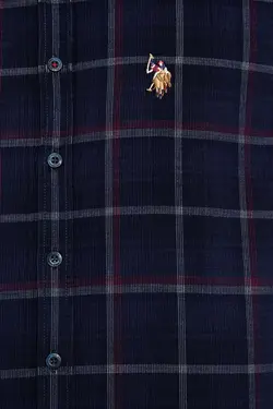 خرید پیراهن چهارخانه مردانه یو اس پولو کد 120861 | بانی استایل