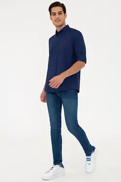 خرید پیراهن آستین بلند مردانه یو اس پولو کد 121397 | بانی استایل