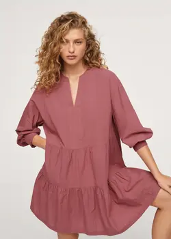 خرید پیراهن کوتاه زنانه منگو کد 113338 | بانی استایل