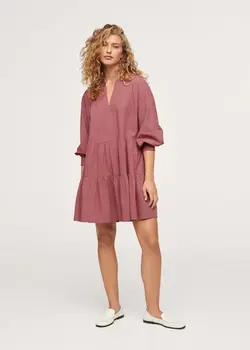 خرید پیراهن کوتاه زنانه منگو کد 113338 | بانی استایل