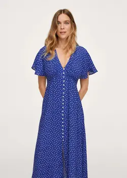 خرید پیراهن میدی زنانه منگو کد 113987 | بانی استایل