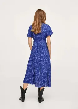 خرید پیراهن میدی زنانه منگو کد 113987 | بانی استایل