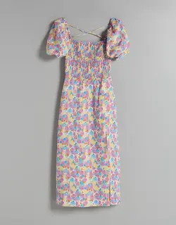 خرید پیراهن نخی زنانه برشکا کد 102999 | فروشگاه اینترنتی بانی استایل