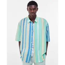 خرید پیراهن راه راه مردانه برشکا کد 99623 | فروشگاه اینترنتی بانی استایل