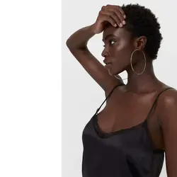 خرید پیراهن کوتاه زنانه استرادیواریوس کد 89057 | فروشگاه اینترنتی بانی استایل