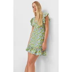 خرید پیراهن گلدار زنانه استرادیواریوس کد 89293 | فروشگاه اینترنتی بانی استایل