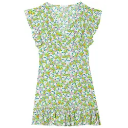 خرید پیراهن گلدار زنانه استرادیواریوس کد 89293 | فروشگاه اینترنتی بانی استایل