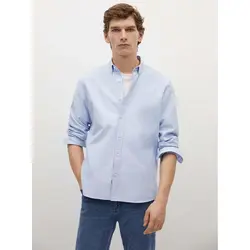 خرید پیراهن آکسفورد مردانه منگو کد 88306 | فروشگاه اینترنتی بانی استایل