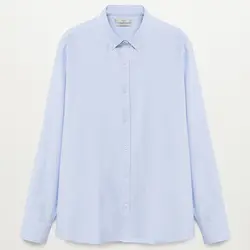 خرید پیراهن آکسفورد مردانه منگو کد 88306 | فروشگاه اینترنتی بانی استایل