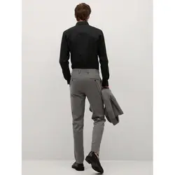 خرید پیراهن نخی آستین بلند مردانه منگو کد 88360 | فروشگاه اینترنتی بانی استایل