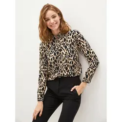 خرید شومیز طرح دار زنانه ال سی وایکیکی کد 83172 | بانی استایل