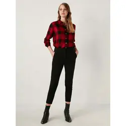 قیمت و خرید شومیز چهارخانه زنانه ال سی وایکیکی کد 82892 | بانی استایل