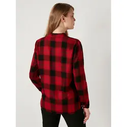 قیمت و خرید شومیز چهارخانه زنانه ال سی وایکیکی کد 82892 | بانی استایل