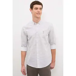 خرید پیراهن نخی مردانه یو اس پولو کد 72743 | فروشگاه اینترنتی بانی استایل