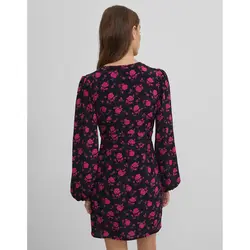 خرید پیراهن گلدار زنانه برشکا کد 66214 | فروشگاه اینترنتی بانی استایل