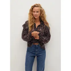 خرید بلوز گلدار زنانه منگو کد 67570 | فروشگاه اینترنتی بانی استایل