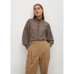 خرید بلوز طرح دار زنانه منگو کد 67360 | فروشگاه اینترنتی بانی استایل