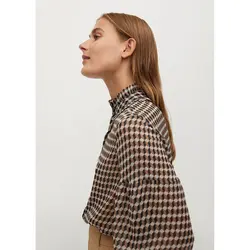 خرید بلوز طرح دار زنانه منگو کد 67360 | فروشگاه اینترنتی بانی استایل