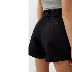 خرید شلوارک جین زنانه استرادیواریوس کد 63015 | فروشگاه اینترنتی بانی استایل