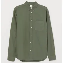 خرید پیراهن آکسفورد مردانه اچ اند ام کد 61208 | فروشگاه اینترنتی بانی استایل