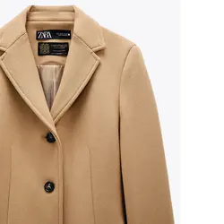 خرید پالتو پشمی زنانه زارا کد 55098 | فروشگاه اینترنتی بانی استایل