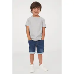 خرید شلوارک جین پسرانه اچ اند ام کد 43160 | فروشگاه اینترنتی بانی استایل