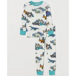 خرید ست تیشرت و شلوار راحتی پسرانه اچ اند ام کد 43327 | بانی استایل