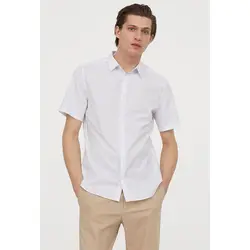 خرید پیراهن آستین کوتاه مردانه اچ اند ام کد 38854 | فروشگاه اینترنتی بانی استایل