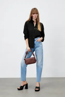 خرید شومیز آستین بلند زنانه زارا کد 225715 | بانی استایل