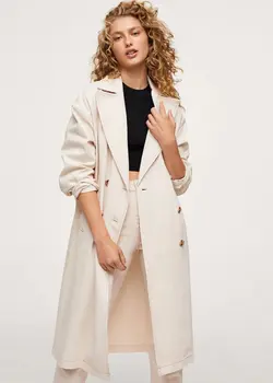 خرید بارانی جین زنانه منگو کد 181484 | بانی استایل