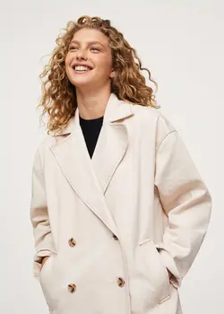 خرید بارانی جین زنانه منگو کد 181484 | بانی استایل