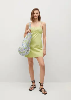 خرید پیراهن کوتاه زنانه منگو کد 113303 | بانی استایل