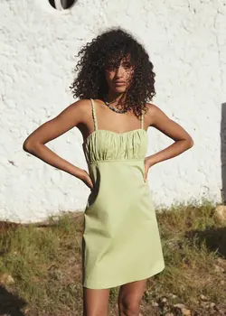 خرید پیراهن کوتاه زنانه منگو کد 113303 | بانی استایل