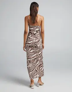 خرید پیراهن میدی زنانه برشکا کد 103251 | فروشگاه اینترنتی بانی استایل